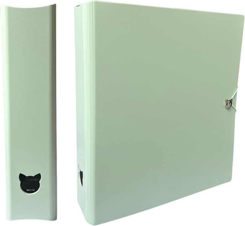 K-Keep A4 Plus 2 INCH Binder, Large Capacity Kpop Photocard Binder with 2 Backboards (Ice Green)